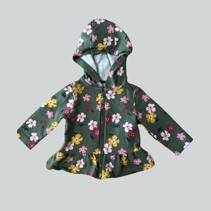 Carter’s Floral Zip-Up Hoodie